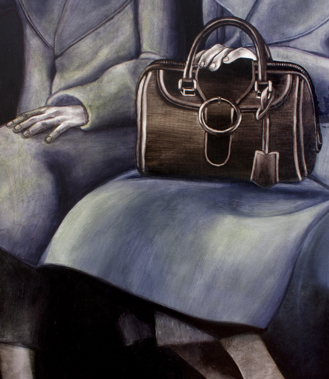 Chorus Effect (Detail), 5 X 8 ft., Oil on Canvas, 2014