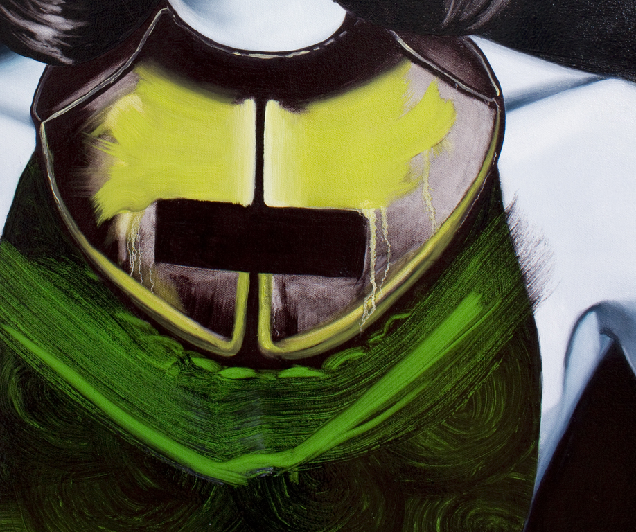 House Arrest (Detail), 5 X 7 ft., Oil on Canvas, 2014