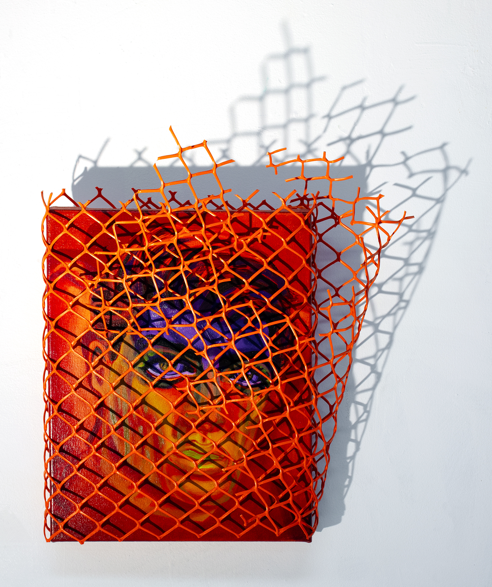 Construction Worker, 14" x 11", Oil on Canvas, 2024